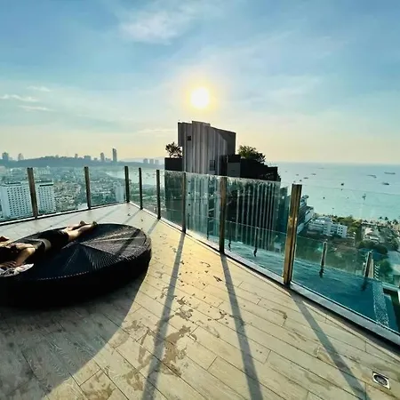 Central Pattaya, Best Location With Infinity Pool Exterior photo