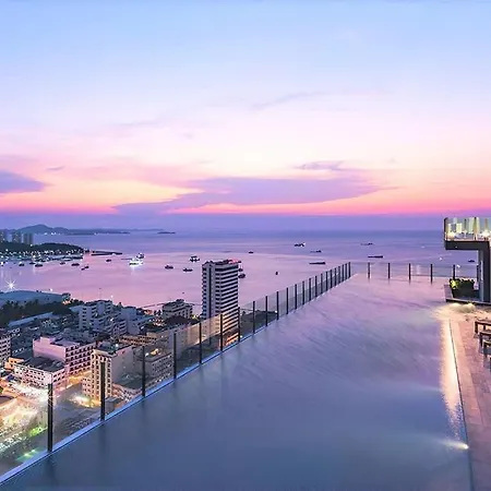 Central Pattaya, Best Location With Infinity Pool Exterior photo